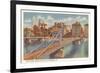 Sixth Street Bridge, Pittsburgh, Pennsylvania-null-Framed Premium Giclee Print