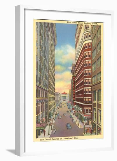 Sixth Street, Cleveland, Ohio-null-Framed Art Print