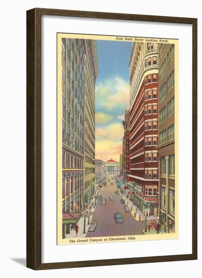 Sixth Street, Cleveland, Ohio-null-Framed Art Print