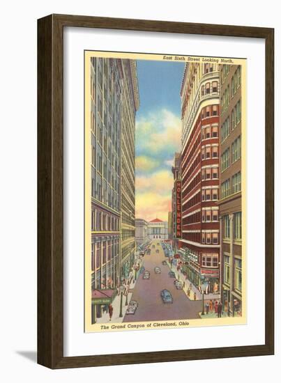 Sixth Street, Cleveland, Ohio-null-Framed Art Print