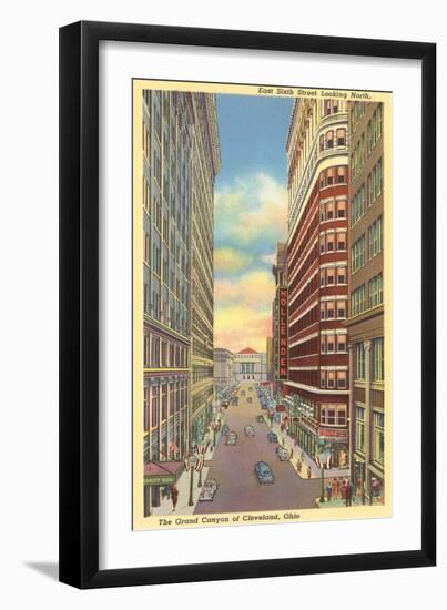 Sixth Street, Cleveland, Ohio-null-Framed Art Print