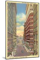 Sixth Street, Cleveland, Ohio-null-Mounted Art Print