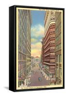 Sixth Street, Cleveland, Ohio-null-Framed Stretched Canvas