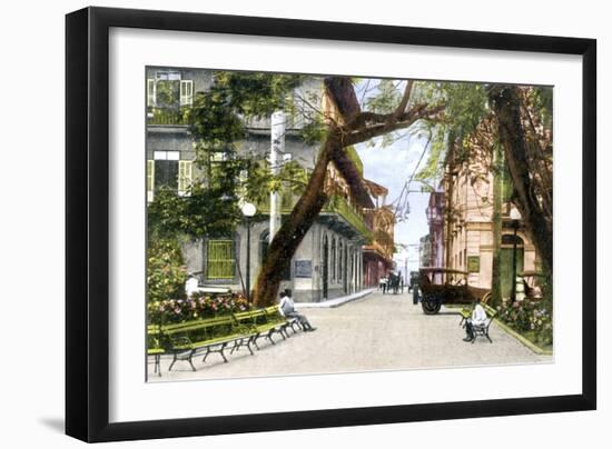 Sixth Street, Panama City, C1900s-null-Framed Giclee Print