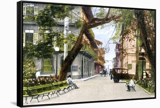 Sixth Street, Panama City, C1900s-null-Framed Stretched Canvas