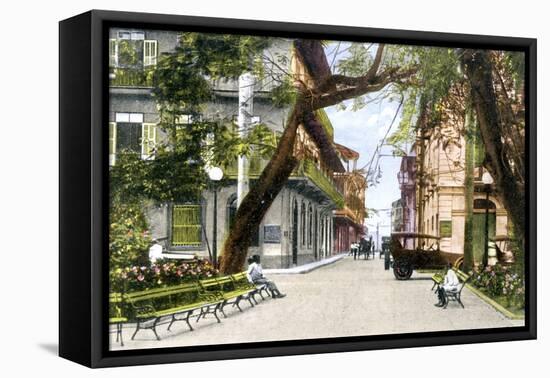 Sixth Street, Panama City, C1900s-null-Framed Stretched Canvas