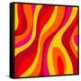 Sixties Design-UltraPop-Framed Stretched Canvas