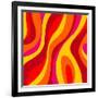 Sixties Design-UltraPop-Framed Art Print