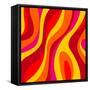 Sixties Design-UltraPop-Framed Stretched Canvas