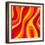 Sixties Design-UltraPop-Framed Art Print