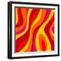 Sixties Design-UltraPop-Framed Art Print