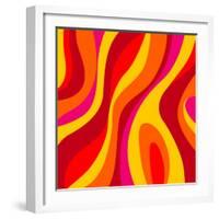 Sixties Design-UltraPop-Framed Art Print