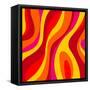 Sixties Design-UltraPop-Framed Stretched Canvas