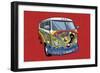 Sixties VW Hippy Van-Ron Magnes-Framed Giclee Print