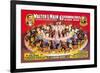 Sixty-Three Performing Horses in One Ring: Walter L. Main Shows-null-Framed Art Print
