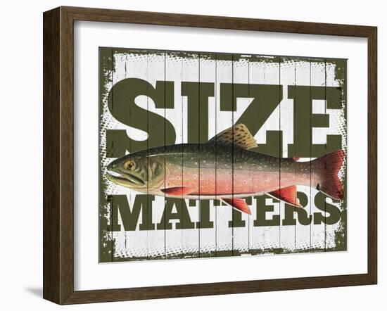 Size Matters-null-Framed Giclee Print