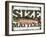 Size Matters-null-Framed Giclee Print