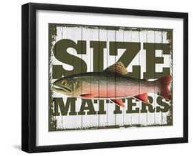 Size Matters-null-Framed Giclee Print