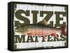 Size Matters-null-Framed Stretched Canvas