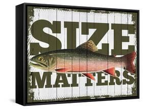 Size Matters-null-Framed Stretched Canvas