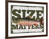 Size Matters-null-Framed Giclee Print