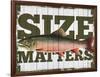 Size Matters-null-Framed Giclee Print