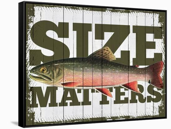 Size Matters-null-Framed Stretched Canvas