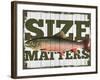 Size Matters-null-Framed Giclee Print