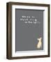 Size Of The Dog-Dog is Good-Framed Art Print