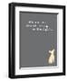 Size Of The Dog-Dog is Good-Framed Art Print