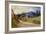 Sizilianische Landschaft bei Abendstimmung-Carl Blechen-Framed Giclee Print