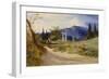 Sizilianische Landschaft bei Abendstimmung-Carl Blechen-Framed Giclee Print