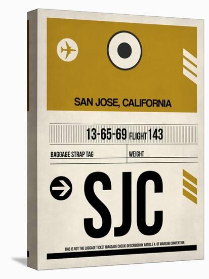 SJC San Jose Luggage Tag I-NaxArt-Stretched Canvas