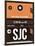 SJC San Jose Luggage Tag II-NaxArt-Mounted Art Print