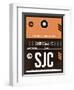 SJC San Jose Luggage Tag II-NaxArt-Framed Premium Giclee Print