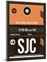 SJC San Jose Luggage Tag II-NaxArt-Mounted Premium Giclee Print