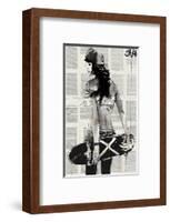 Sk8er Gurl-Loui Jover-Framed Art Print