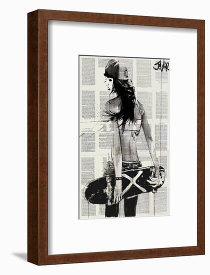 Sk8er Gurl-Loui Jover-Framed Art Print