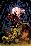 Skaar: King of The Savagle Land No.2 Cover: Skaar, Devil Dinosaur, Moon Boy, and Ka-Zar-Ed McGuinness-Lamina Framed Poster