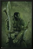 Skaar: Son of Hulk No.11 Cover: Skaar-Travis Charest-Lamina Framed Poster