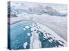 Skaftafelljokull Glacier in Vatnajokull During Winter-Martin Zwick-Stretched Canvas