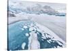 Skaftafelljokull Glacier in Vatnajokull During Winter-Martin Zwick-Stretched Canvas