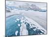 Skaftafelljokull Glacier in Vatnajokull During Winter-Martin Zwick-Mounted Photographic Print