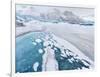 Skaftafelljokull Glacier in Vatnajokull During Winter-Martin Zwick-Framed Photographic Print