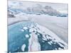 Skaftafelljokull Glacier in Vatnajokull During Winter-Martin Zwick-Mounted Photographic Print