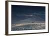 Skaftafellsjokull Glacier with a Mountain During a Dramatic Sunrise-Alex Saberi-Framed Photographic Print