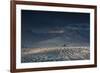 Skaftafellsjokull Glacier with a Mountain During a Dramatic Sunrise-Alex Saberi-Framed Photographic Print