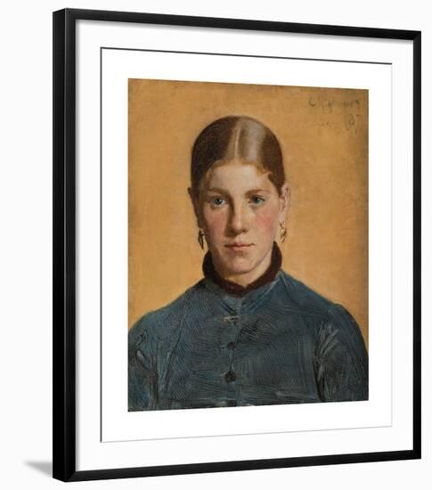 Skagen Girl, 1887-Michael Ancher-Framed Premium Giclee Print