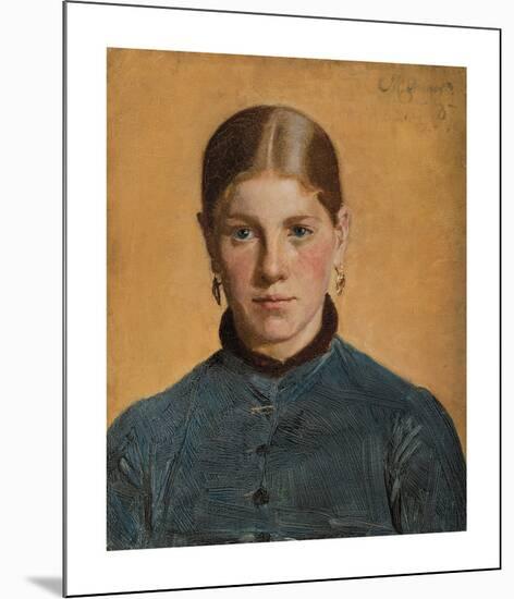 Skagen Girl, 1887-Michael Ancher-Mounted Premium Giclee Print