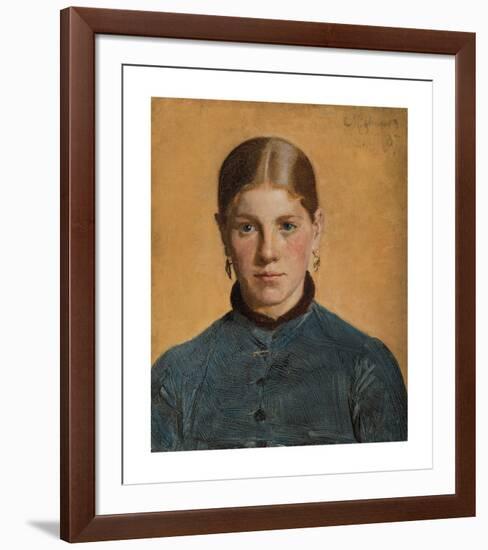 Skagen Girl, 1887-Michael Ancher-Framed Premium Giclee Print